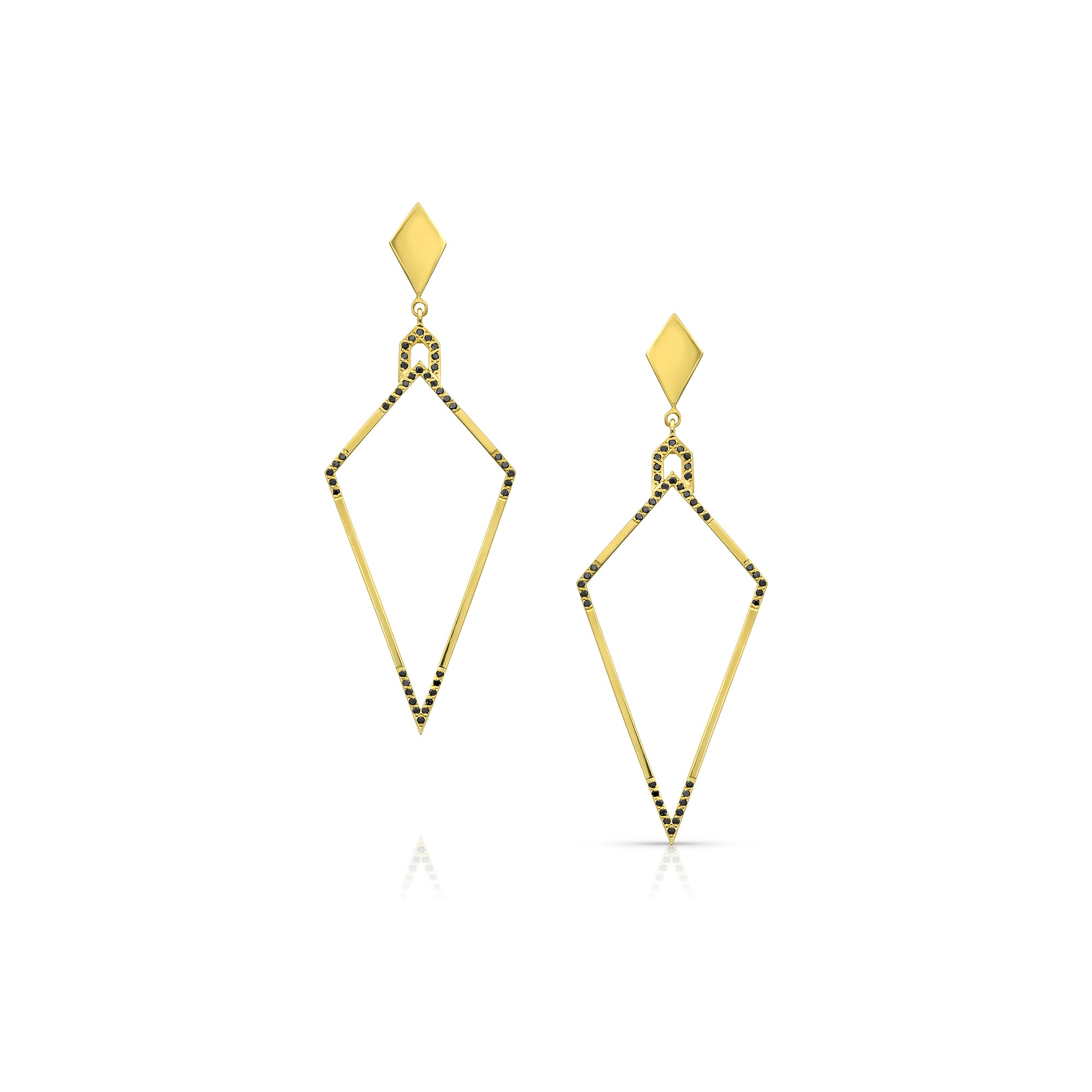 Pavé Amulet Diamond Earrings by DRU. - Talisman Collection Fine Jewelers