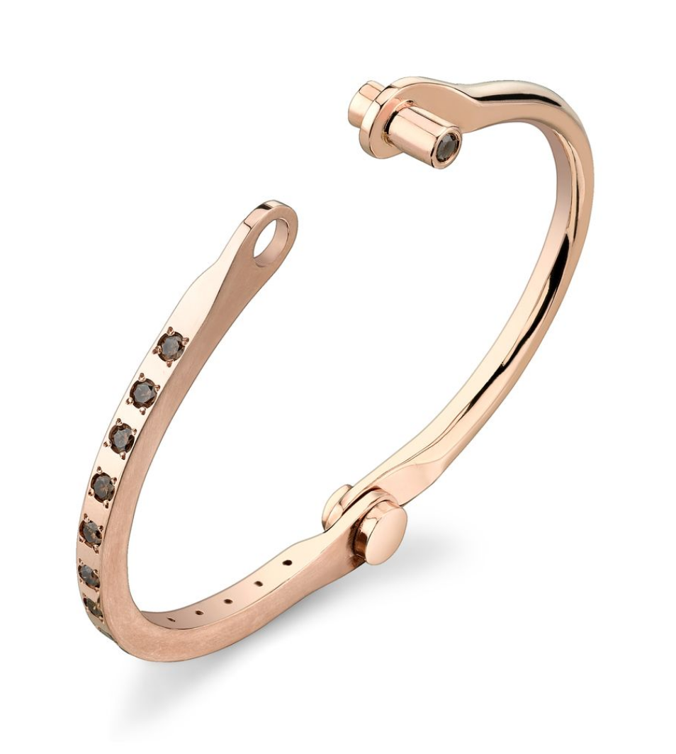 Kim Mee Hye 18K Diamond Handcuff Bracelet - 18K Rose Gold Bangle, Bracelets  - KIMHG20006 | The RealReal