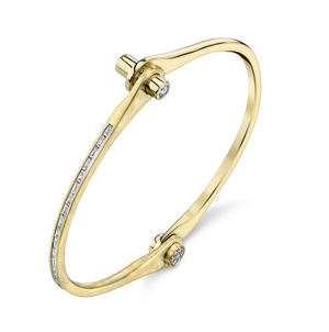 Diamond Baguette Handcuff by Borgioni - Talisman Collection Fine Jewelers