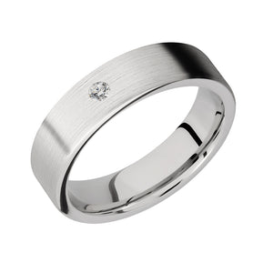 Single Diamond Men's Band - Talisman Collection Fine Jewelers