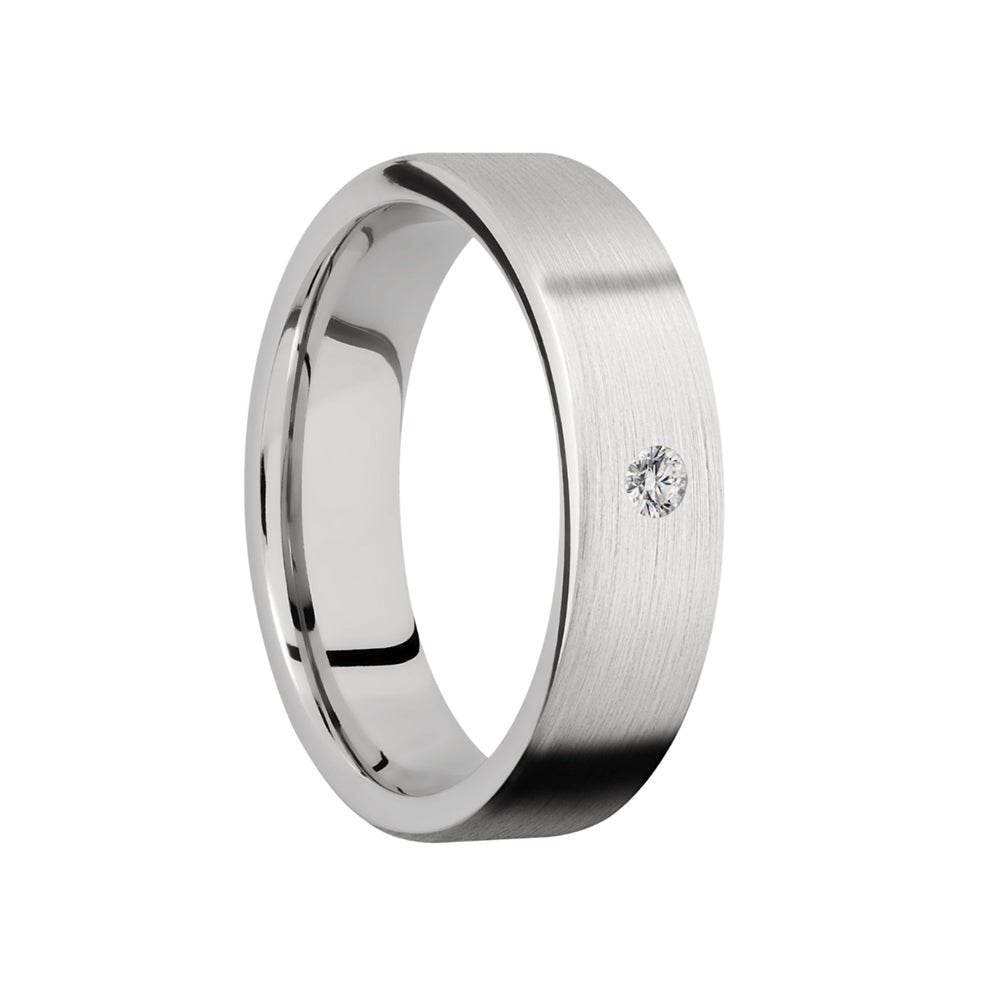 Single Diamond Men's Band - Talisman Collection Fine Jewelers