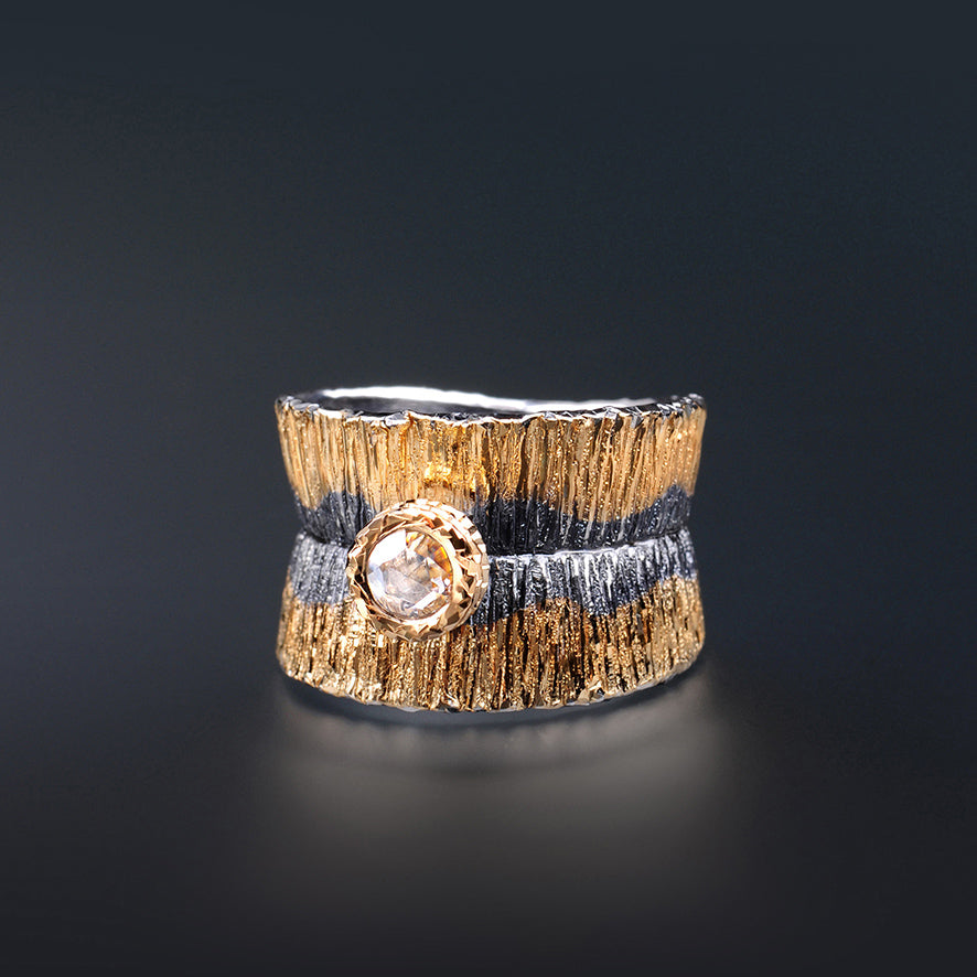 Canyon Rose-Cut Diamond Ring by Margisa - Talisman Collection Fine Jewelers