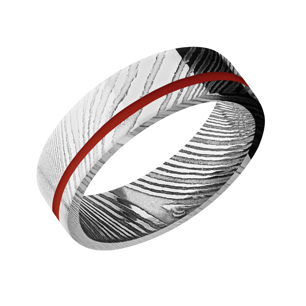 Thin Blue Line, Thin Red Line Ring - Talisman Collection Fine Jewelers