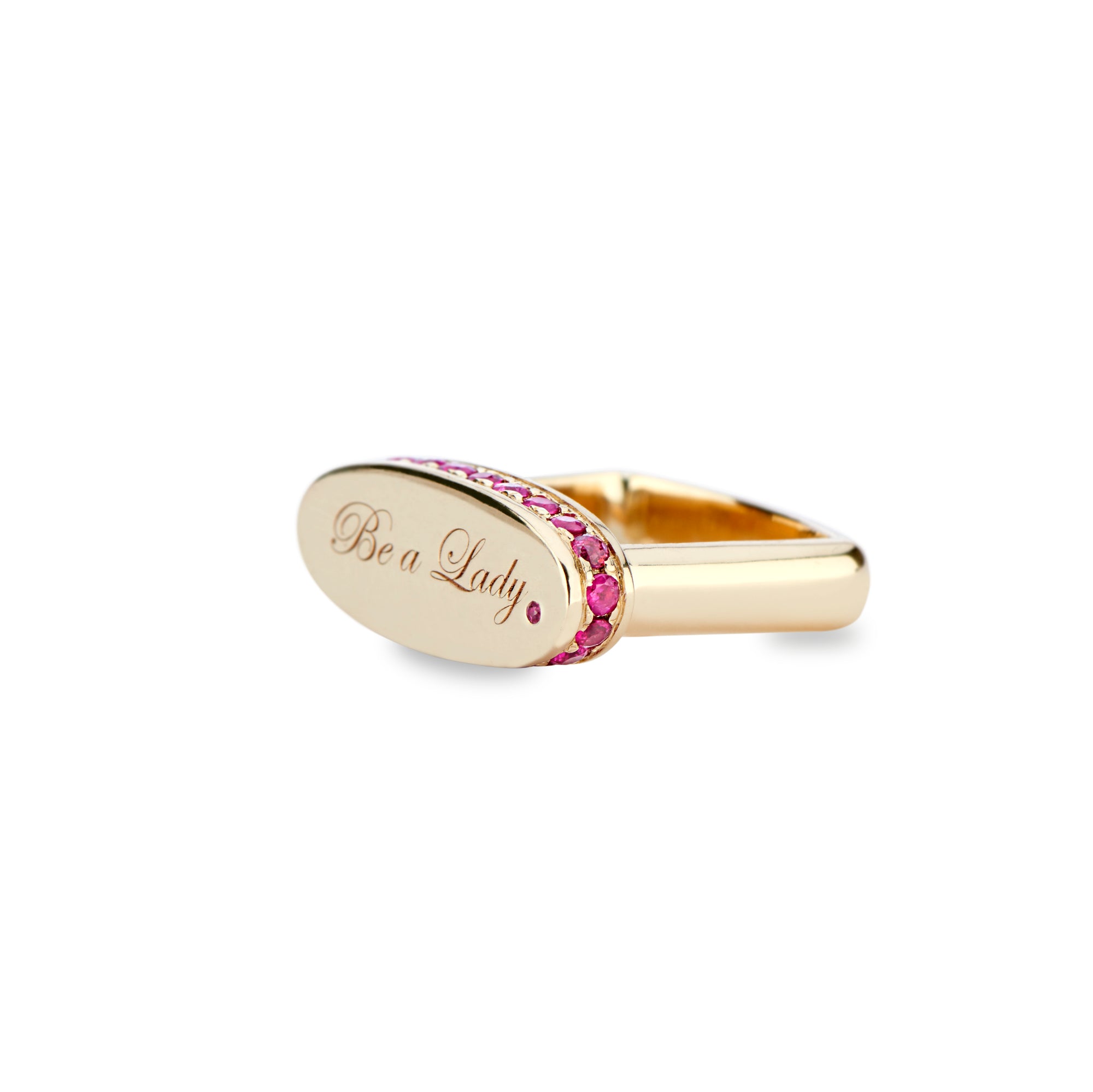 Be a Lady Signet Ring by DRU. - Talisman Collection Fine Jewelers