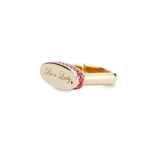 Be a Lady Signet Ring by DRU. - Talisman Collection Fine Jewelers