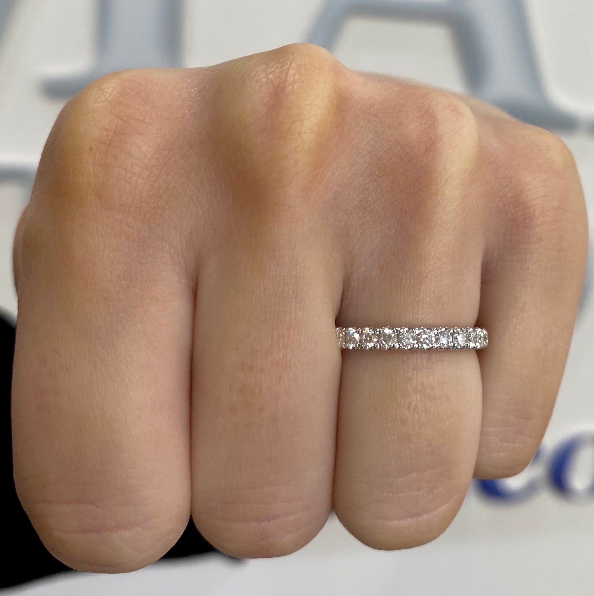 Diamond Anniversary Band, 0.53 Carat Total Weight