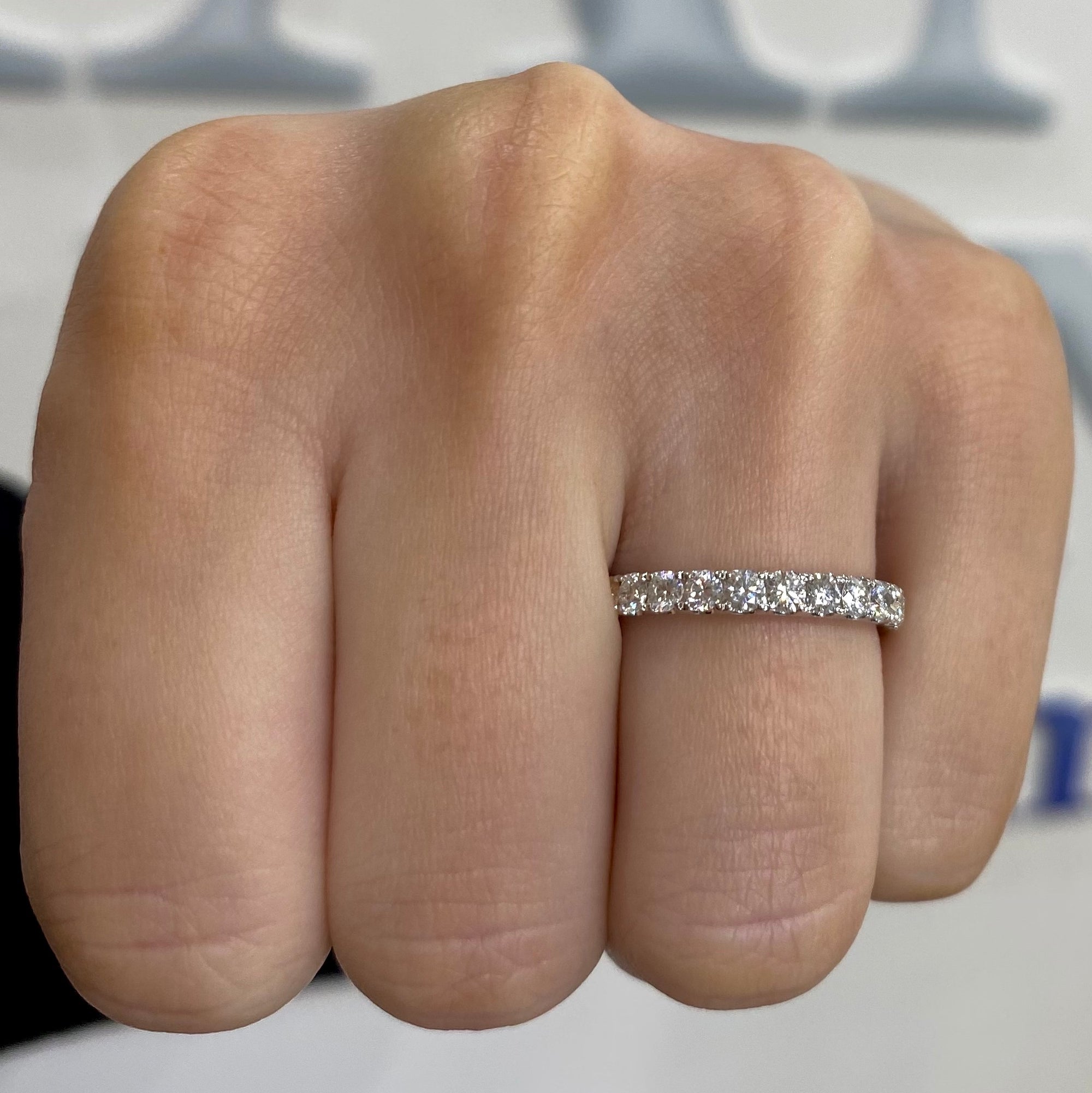 Diamond Anniversary Band, 0.78 Carat Total Weight