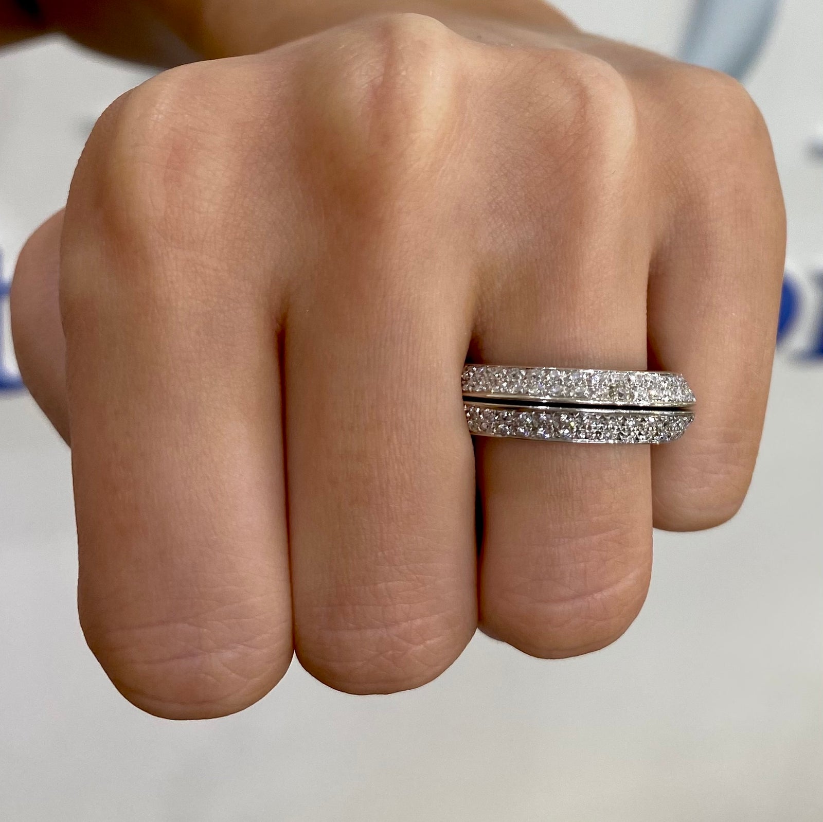 Diamond Half-Dome Ring by Gemma Couture