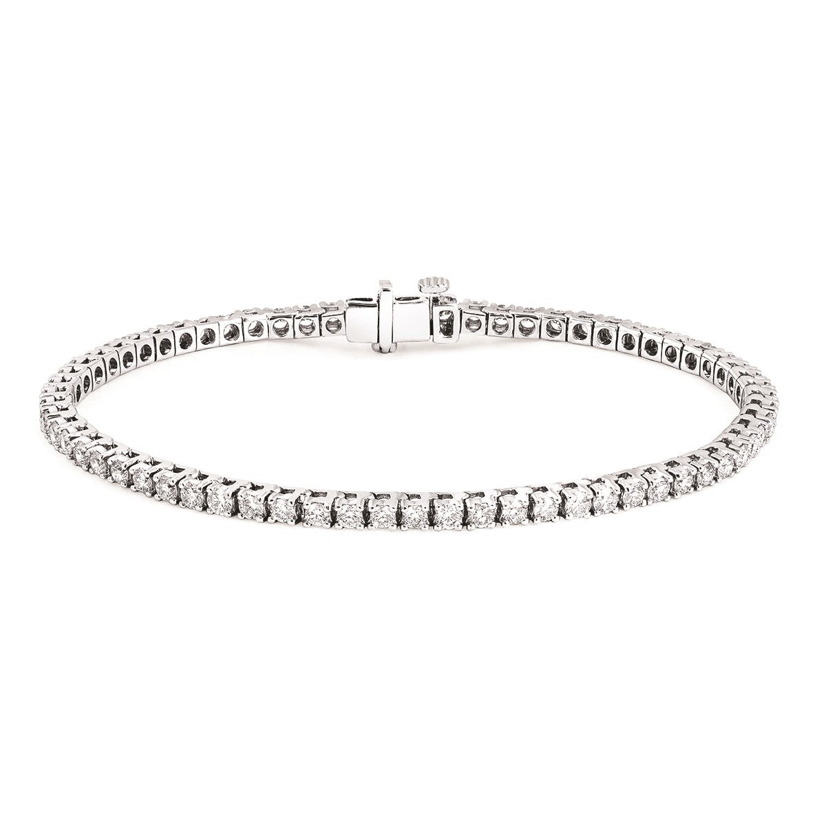 Diamond Lab Line Bracelet, 3.00 Total Carat Weight