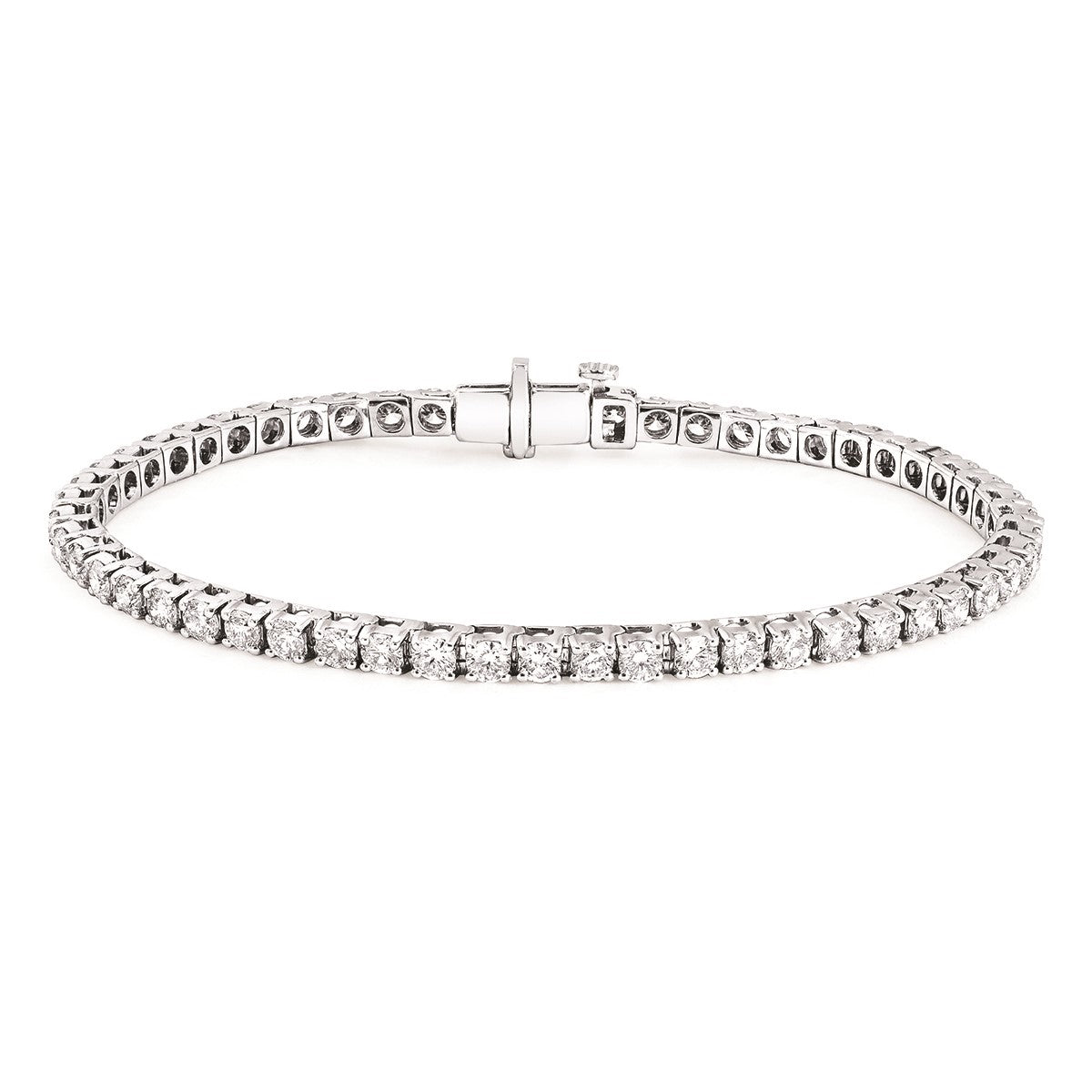 Diamond Lab Line Bracelet, 5.00 Total Carat Weight
