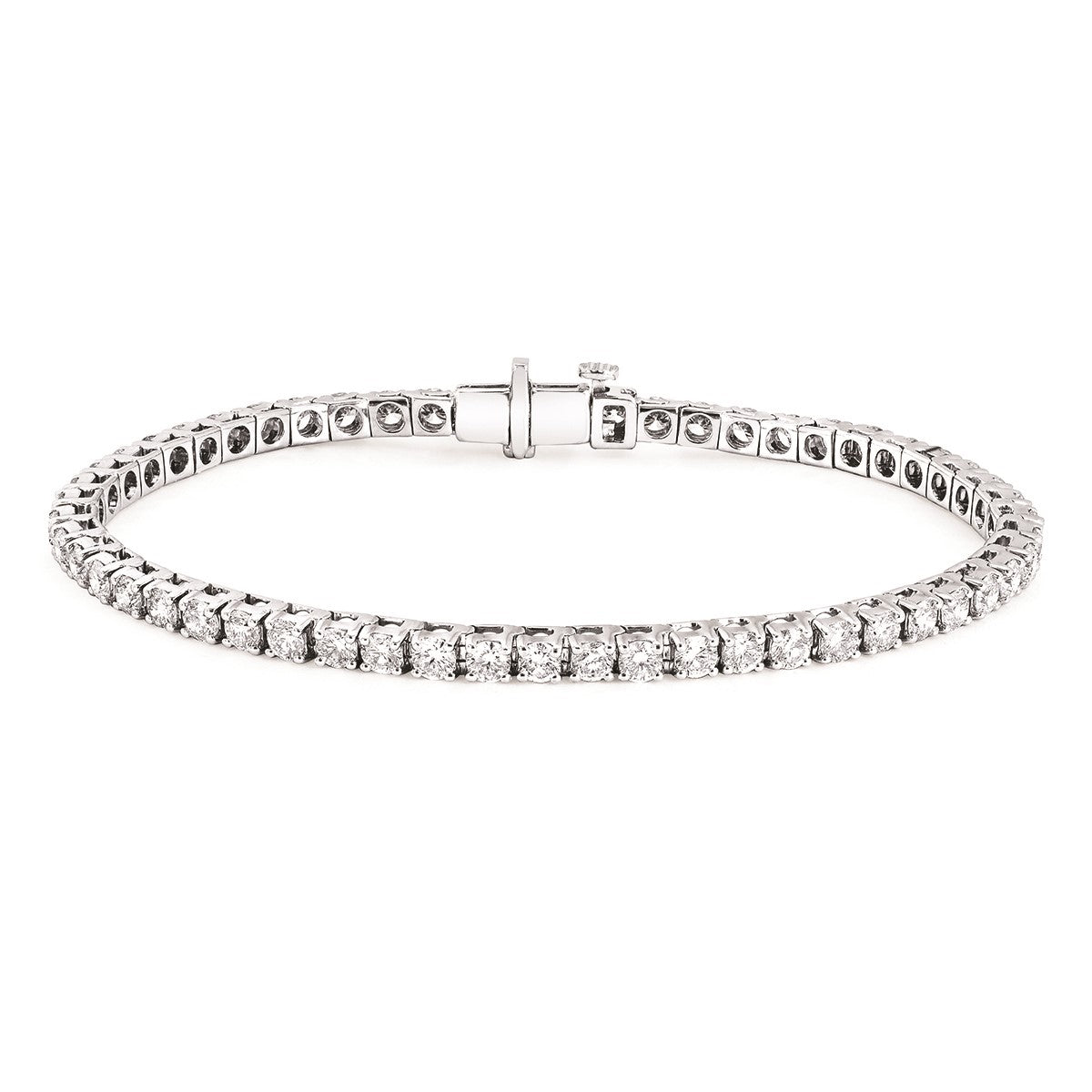 Diamond Lab Line Bracelet, 5.00 Total Carat Weight