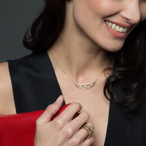 Shooting Stars Bar Necklace by Martha Seely - Talisman Collection Fine Jewelers