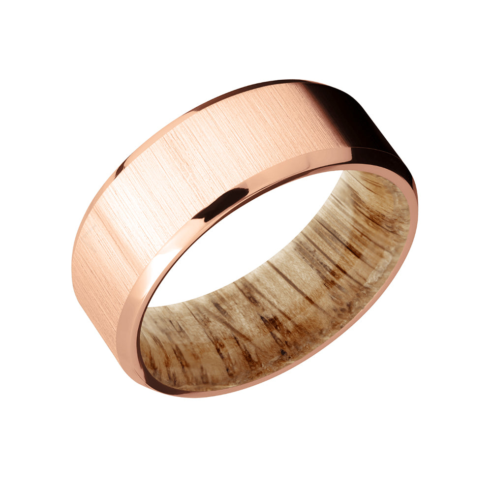 Natural Oak Sleeved Men's Band - Talisman Collection Fine Jewelers