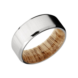 Natural Oak Sleeved Men's Band - Talisman Collection Fine Jewelers