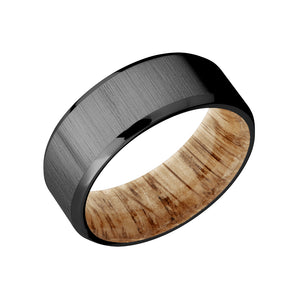 Natural Oak Sleeved Men's Band - Talisman Collection Fine Jewelers