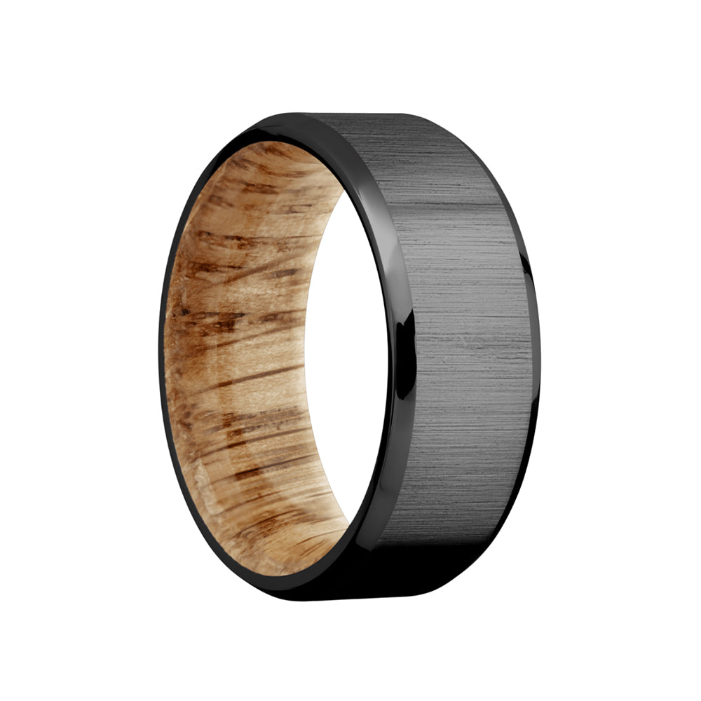 Natural Oak Sleeved Men's Band - Talisman Collection Fine Jewelers