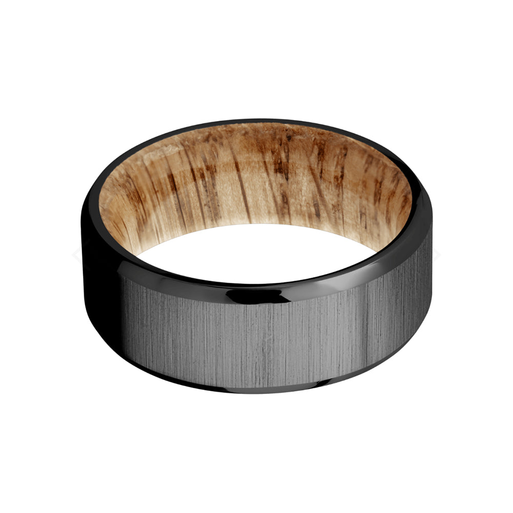 Natural Oak Sleeved Men's Band - Talisman Collection Fine Jewelers