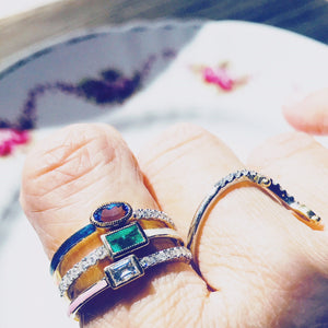 Tanzanite "Tea Party" Band by Unhada - Talisman Collection Fine Jewelers