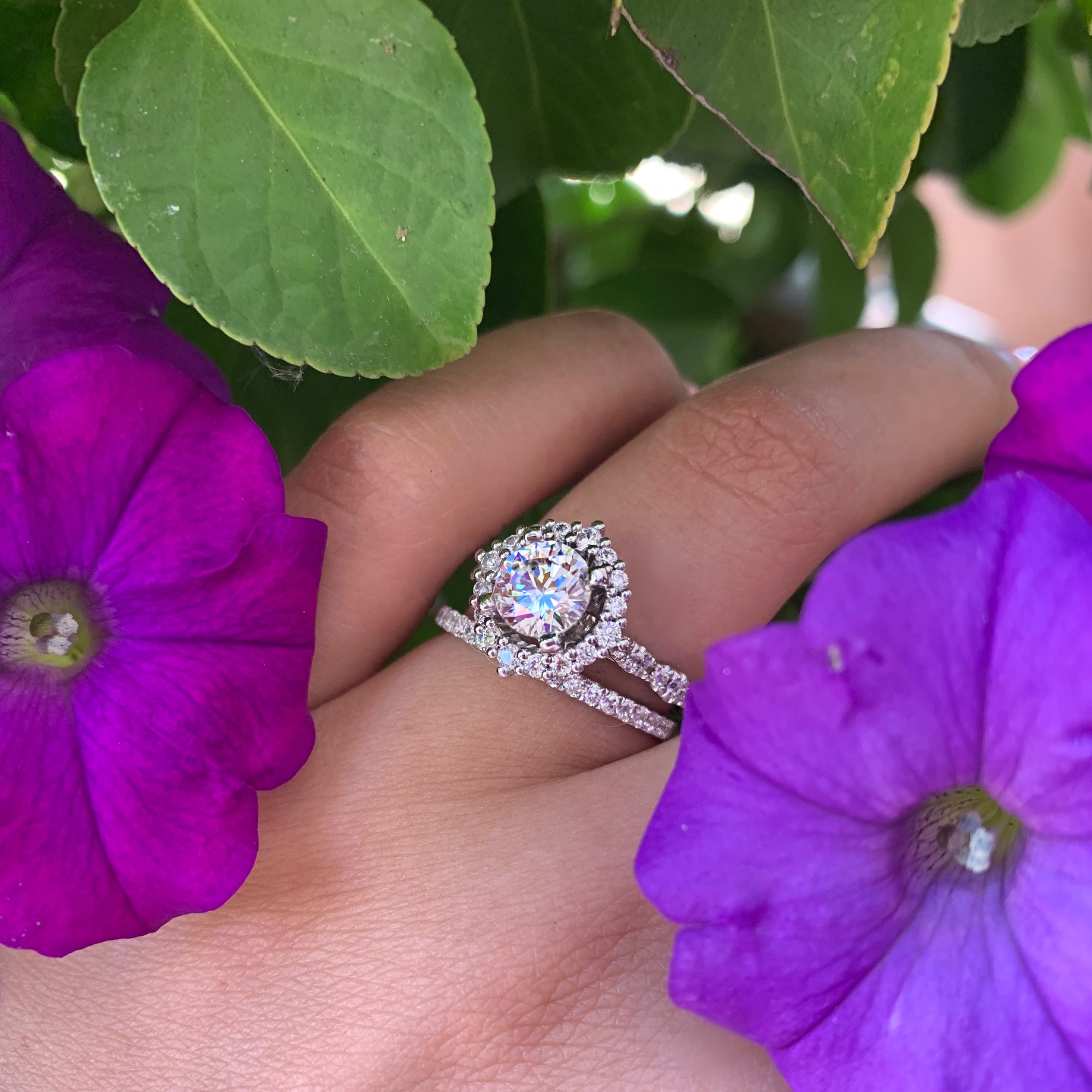 Nouveau Diamond Engagement Ring in White, Yellow or Rose Gold - Talisman Collection Fine Jewelers