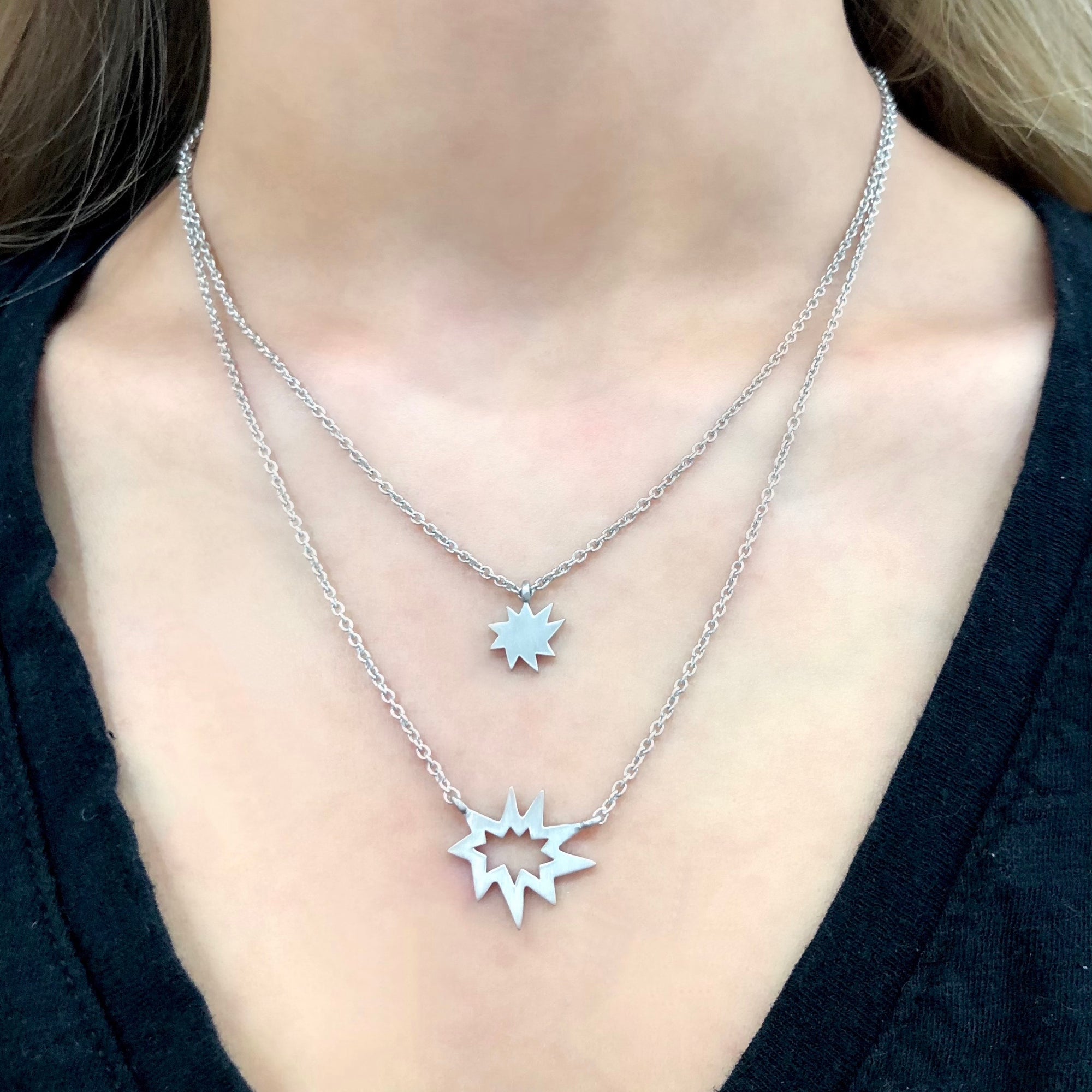 Silver Stellina Nova Necklace