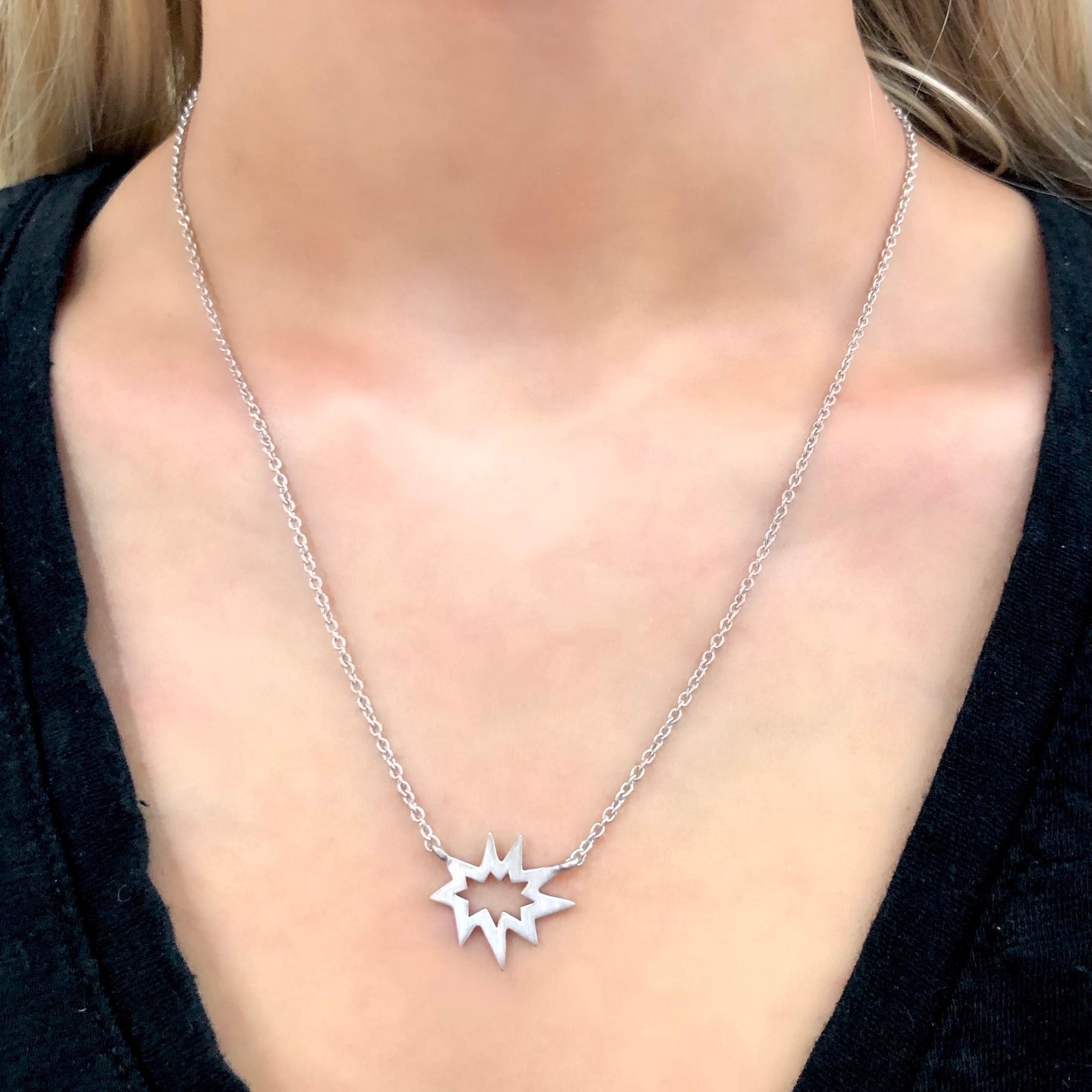 Silver Stellina Nova Necklace