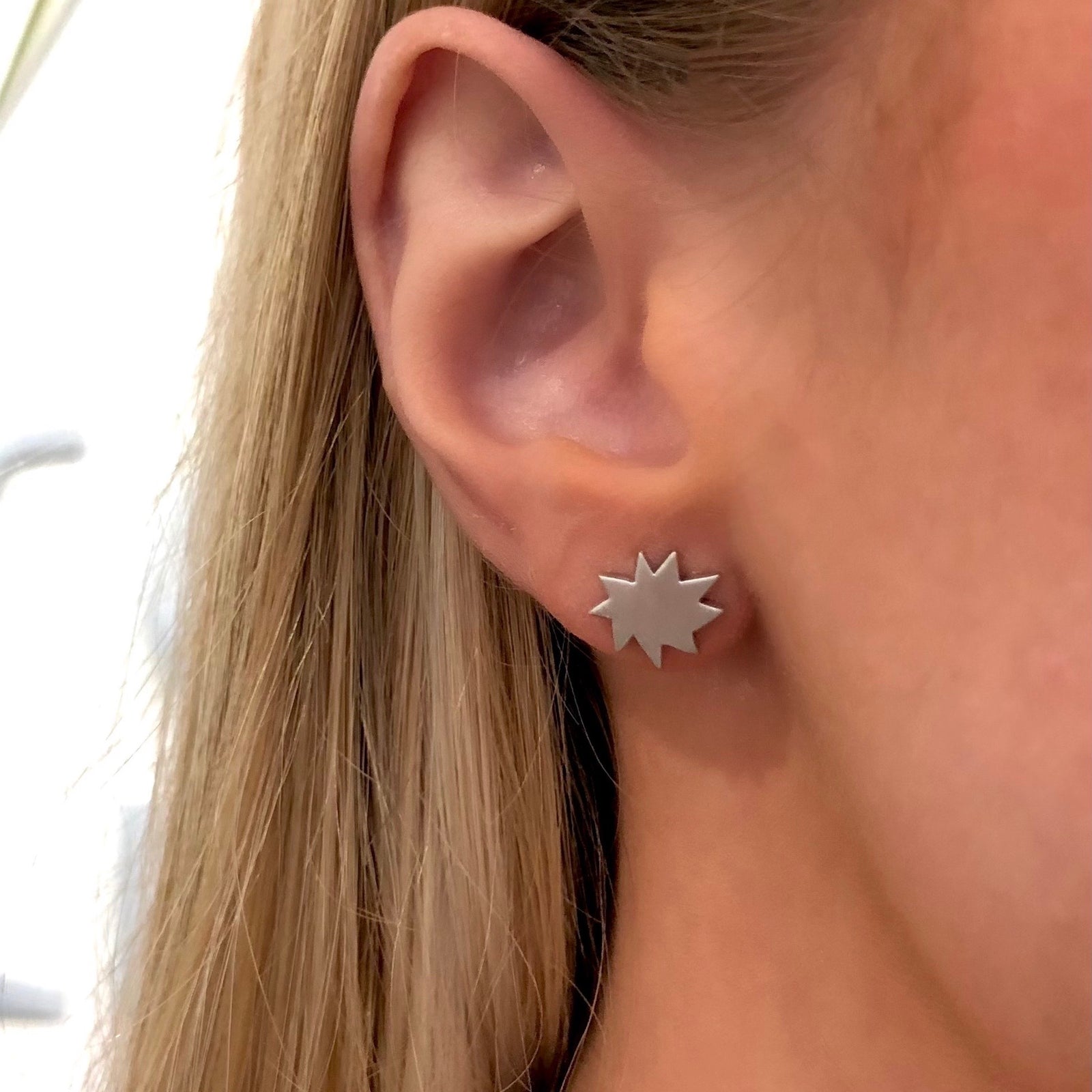 Silver Mini Stella Nova Studs