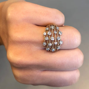 Diamond Braided Bubble Ring - Talisman Collection Fine Jewelers