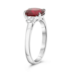 Ruby and Diamond Catalina Ring - Talisman Collection Fine Jewelers