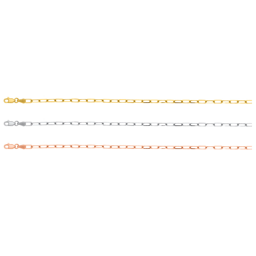 Paperclip Chain 14k Gold, 3.1mm Links - Talisman Collection Fine Jewelers