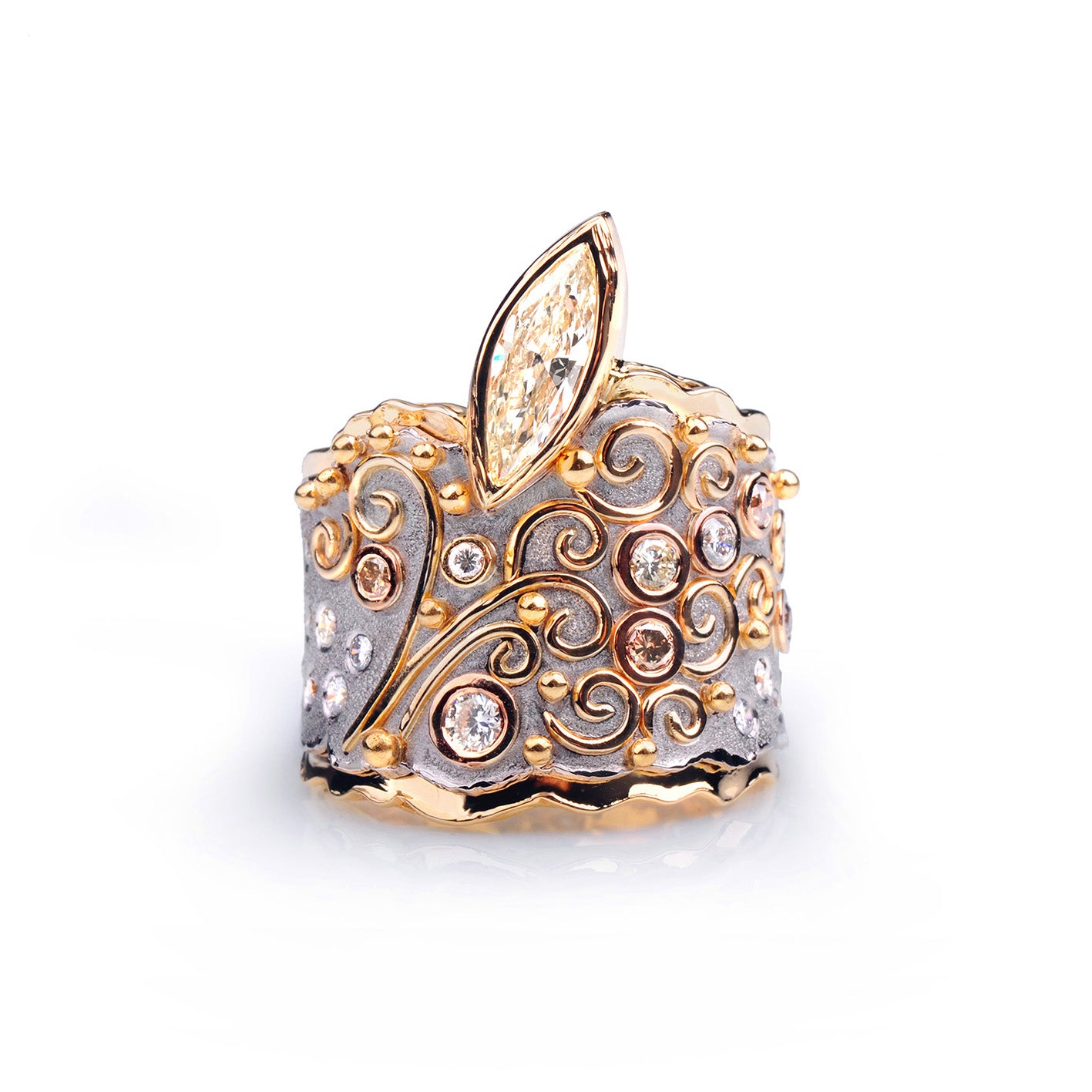 Fountain Diamond Ring by Margisa - Talisman Collection Fine Jewelers