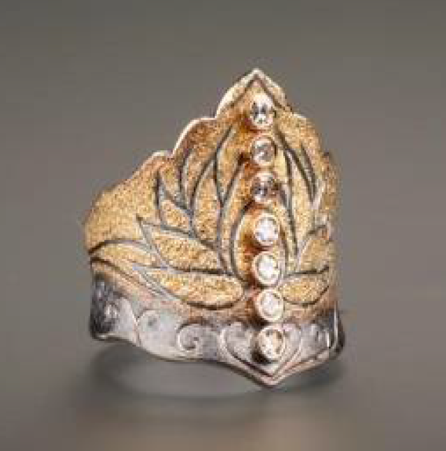 Lotus Diamond Ring by Margisa - Talisman Collection Fine Jewelers