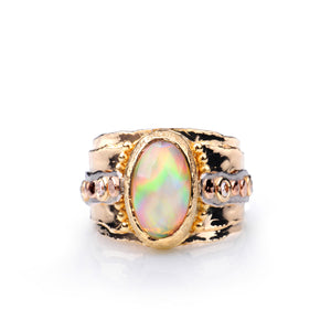 Ancient Sands Ethiopian Opal Ring by Margisa - Talisman Collection Fine Jewelers