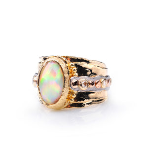 Ancient Sands Ethiopian Opal Ring by Margisa - Talisman Collection Fine Jewelers