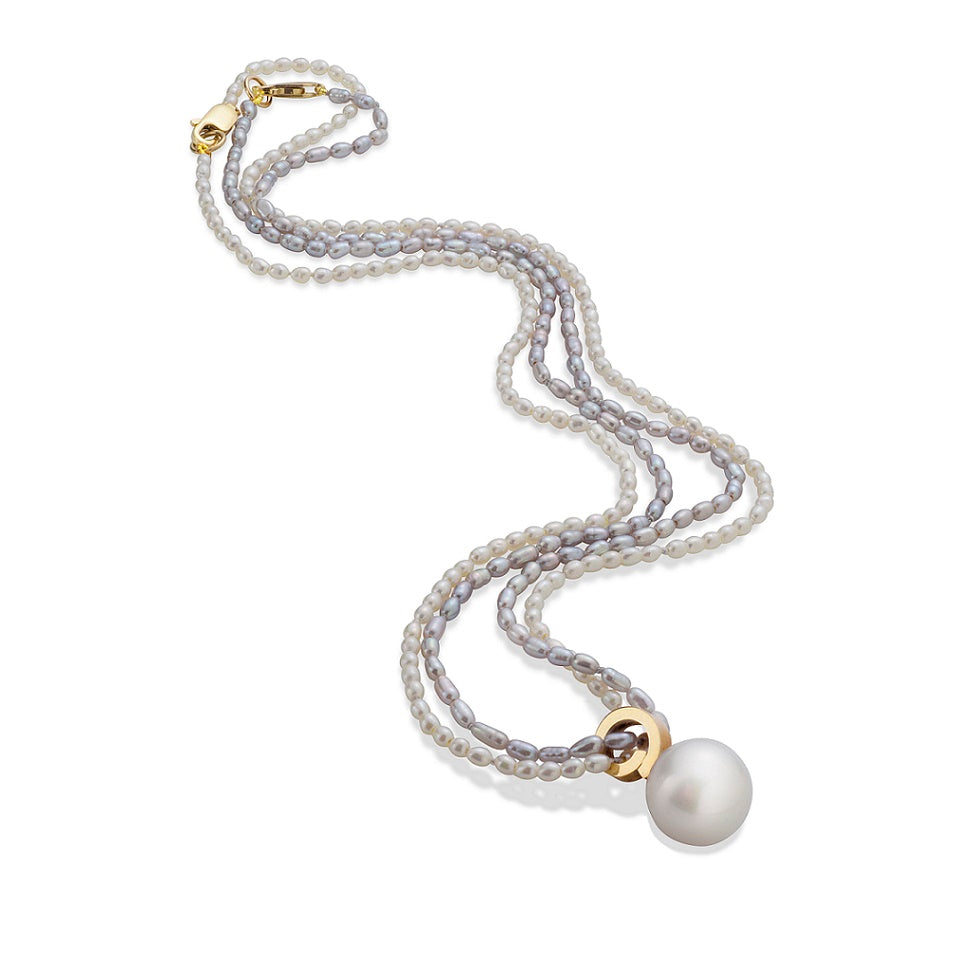Cirrus Pearl Necklace by Martha Seely - Talisman Collection Fine Jewelers