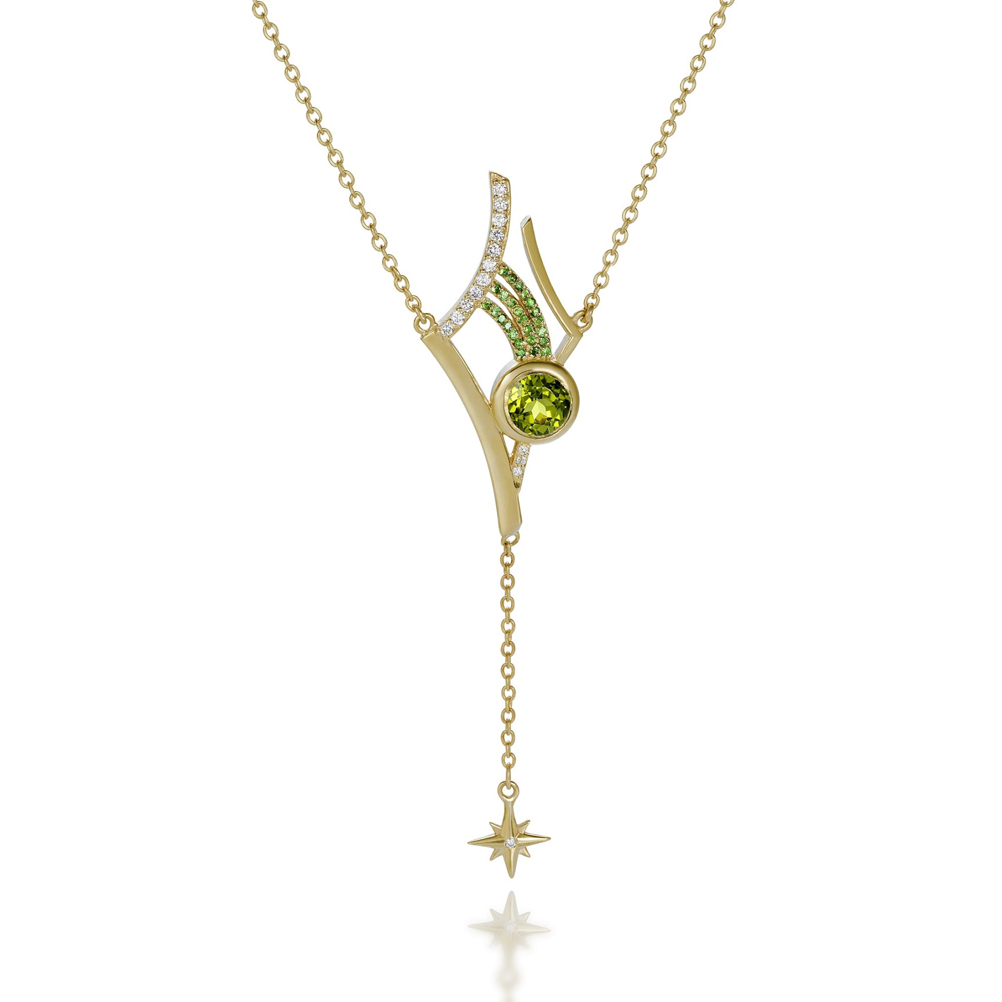 Antares Peridot Necklace by Martha Seely - Talisman Collection Fine Jewelers