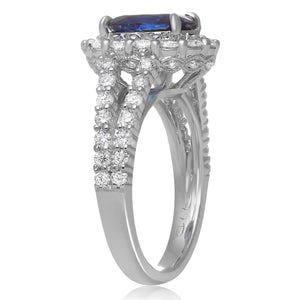 Sapphire and Diamond Vienna Ring - Talisman Collection Fine Jewelers