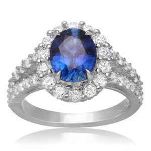 Sapphire and Diamond Vienna Ring - Talisman Collection Fine Jewelers