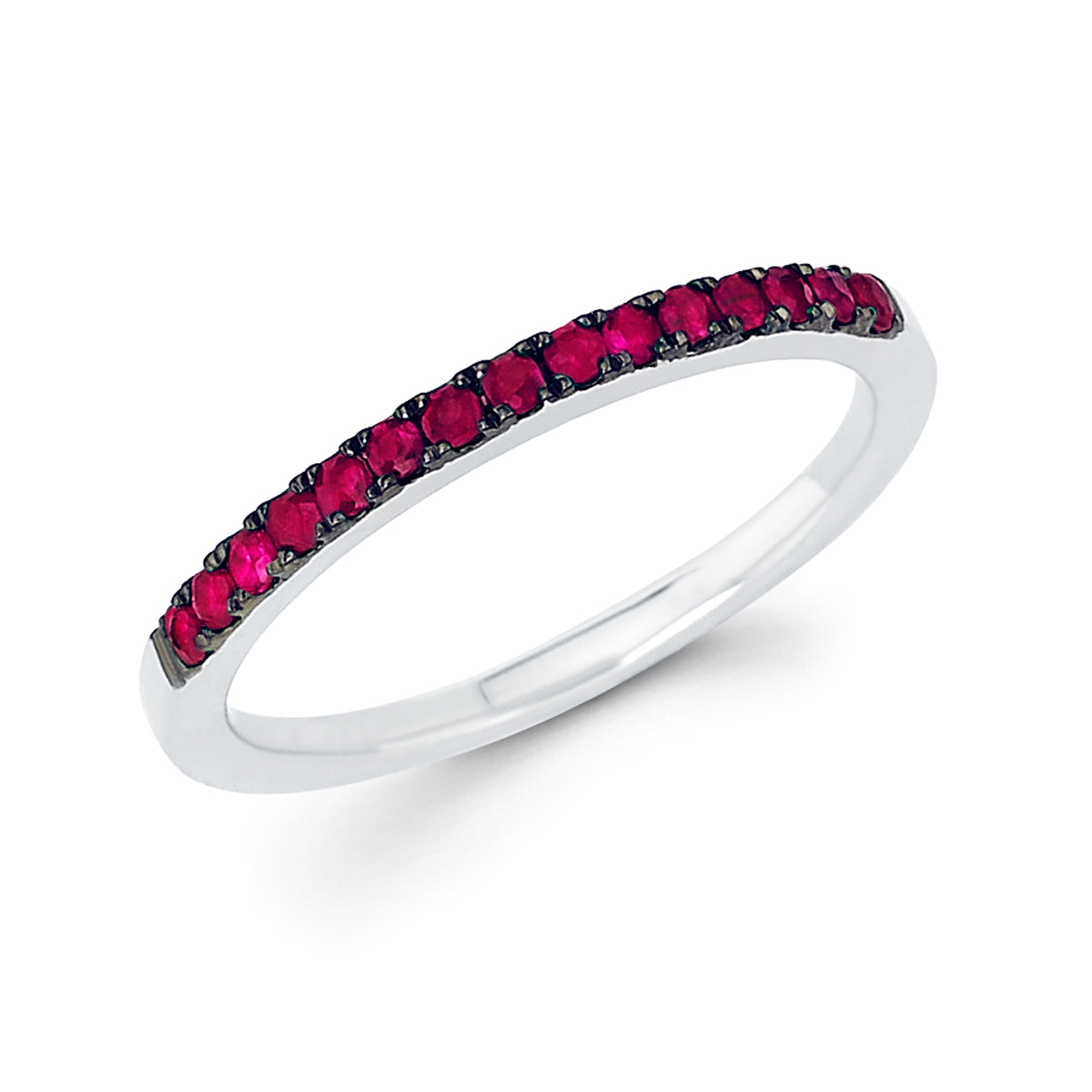 Ruby July Birthstone Stack Band - Talisman Collection Fine Jewelers