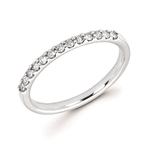 Diamond Stackable April Birthstone Band - Talisman Collection Fine Jewelers