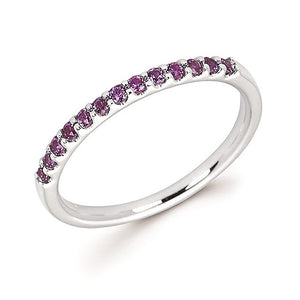 Alexandrite Stackable June Birthstone Band - Talisman Collection Fine Jewelers