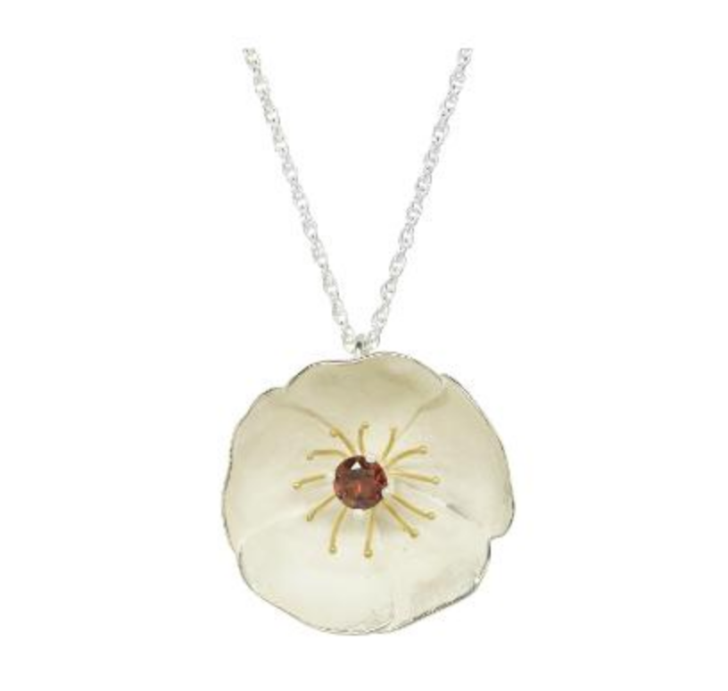 Wildrose Garnet Necklace by Andrew O'Dell - Talisman Collection Fine Jewelers