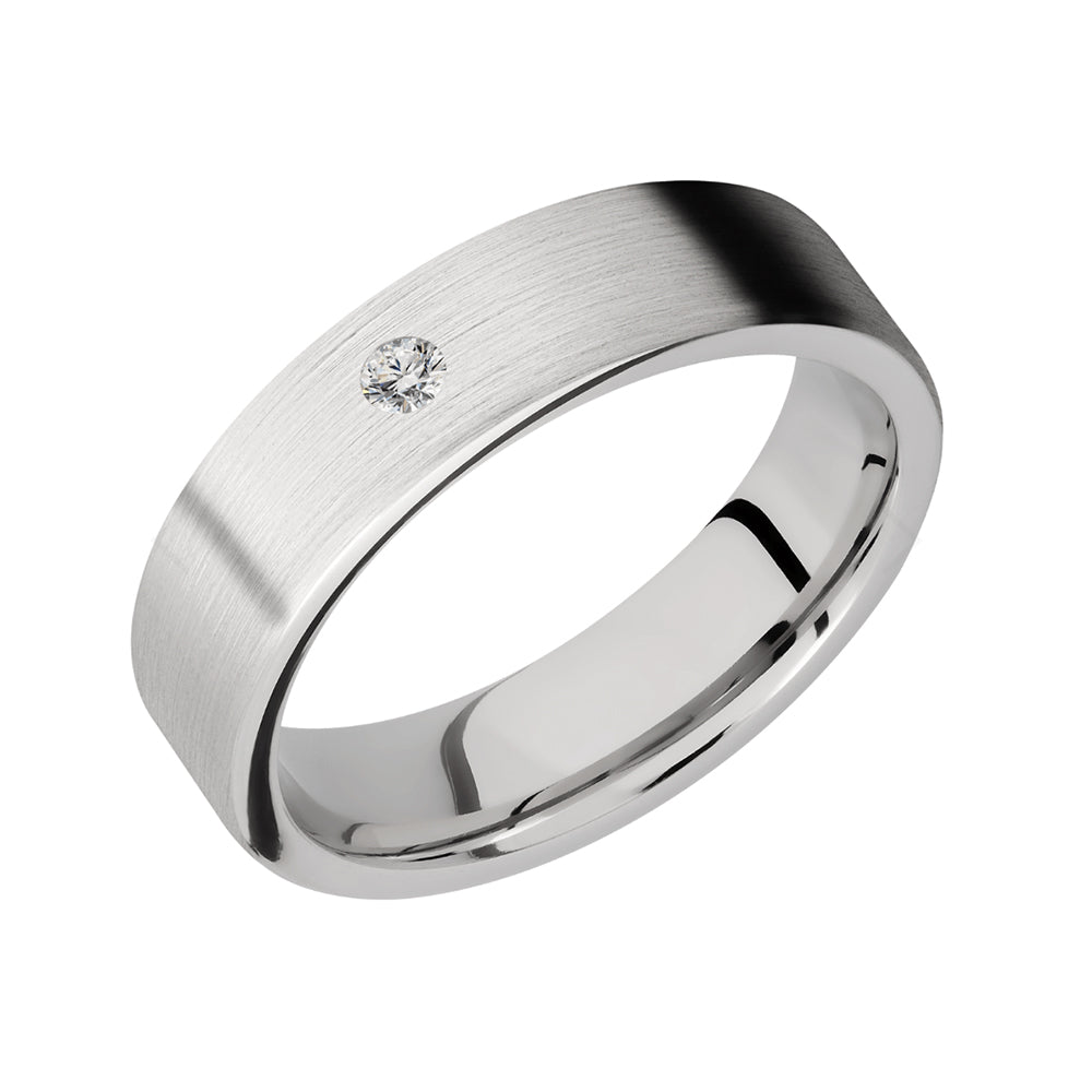 Single Diamond Men's Band - Talisman Collection Fine Jewelers