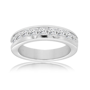 Princess-Cut Diamond Starlight Band, 1.50 Carat Total Weight - Talisman Collection Fine Jewelers