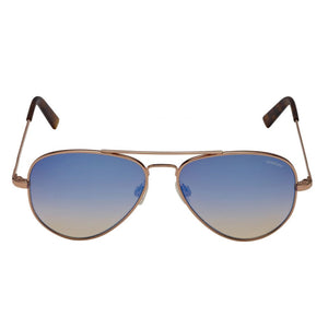 Concorde Aviators, 22k Rose Gold Frames with Northern Lights Lenses by Randolph - Talisman Collection Fine Jewelers