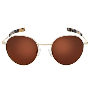 Douglas Sunglasses, 22k Champagne Gold Frames with Autumn Sunset Lenses by Randolph - Talisman Collection Fine Jewelers