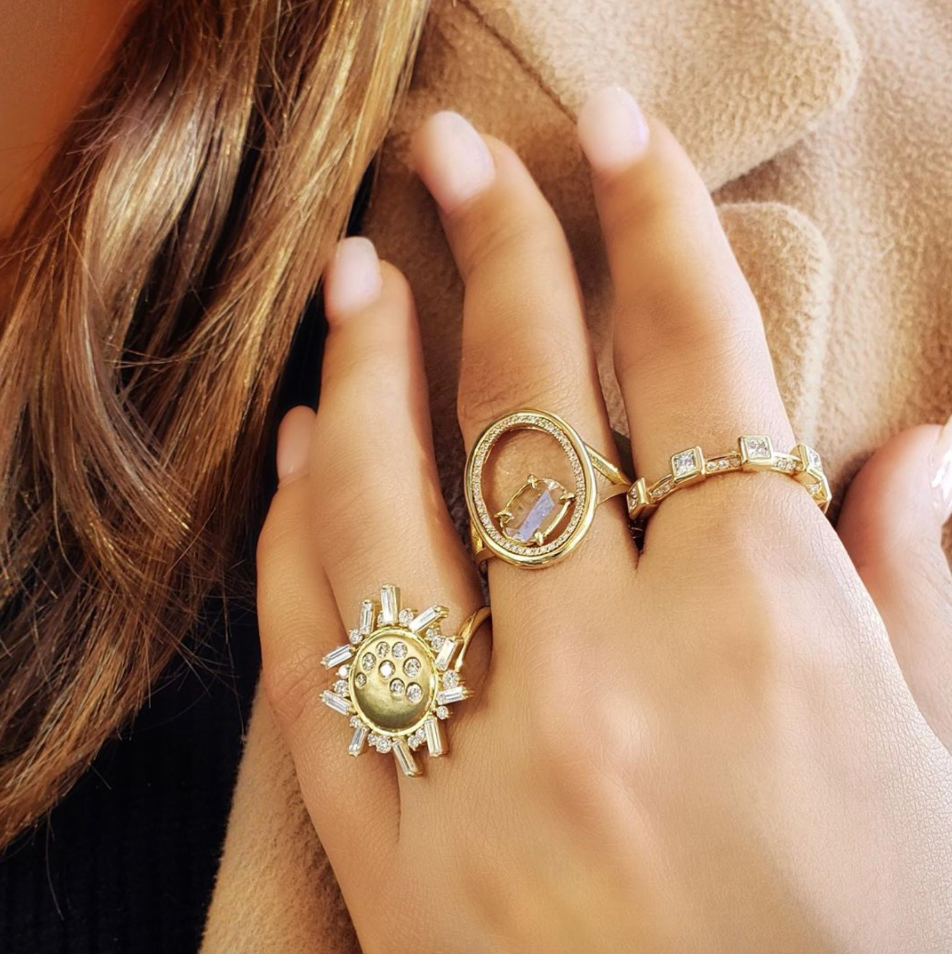 Diamond Eclipse Ring by Meredith Young - Talisman Collection Fine Jewelers