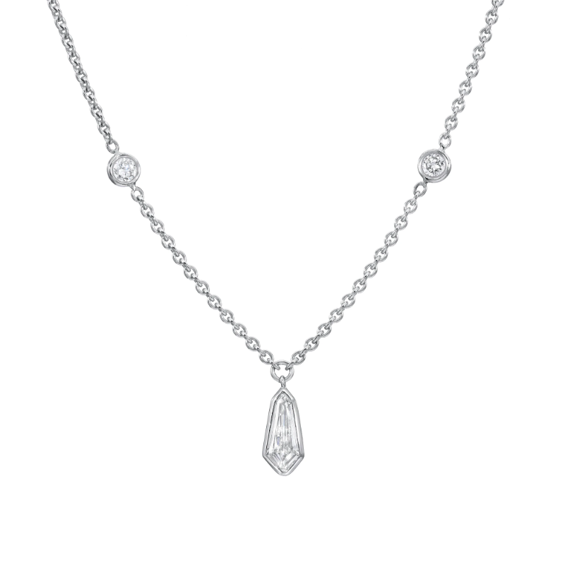 Diamond Shield Choker Necklace by Meredith Young