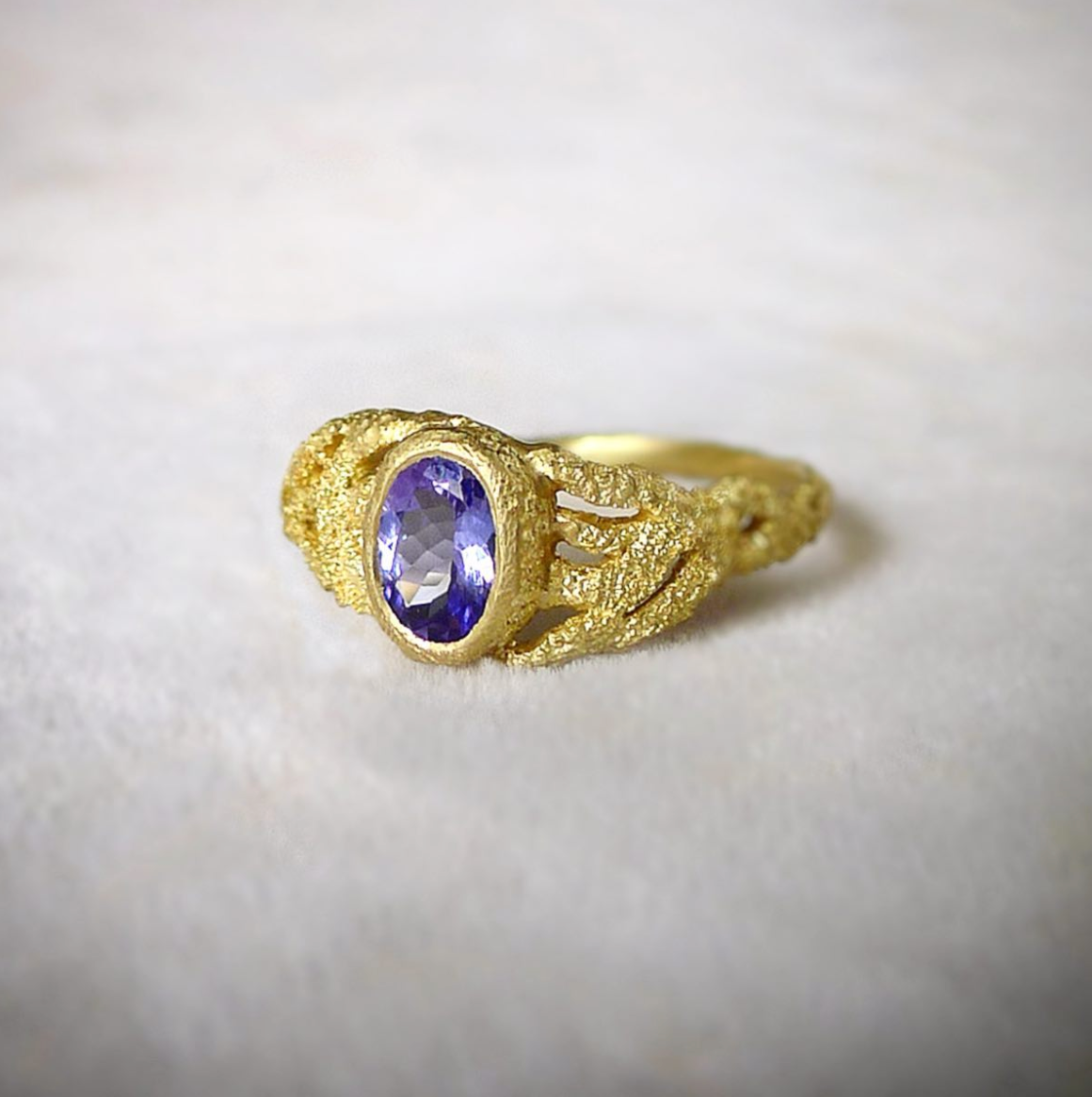 Tanzanite Fresco Ring by Laurie Kaiser