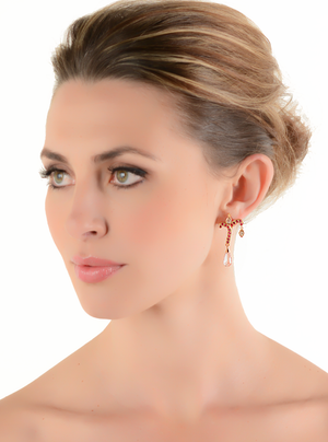 "Giving Tree" Rare Spinel Earrings by Paula Crevoshay - Talisman Collection Fine Jewelers