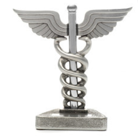 Caduceus Motion Pen & Holder - Talisman Collection Fine Jewelers